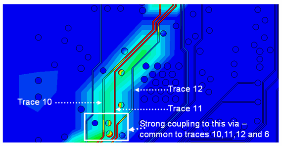 図6： トレース11層の2D振幅