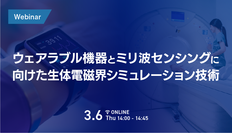 ウェアラブル機器とミリ波センシングに向けた生体電磁界シミュレーション技術　