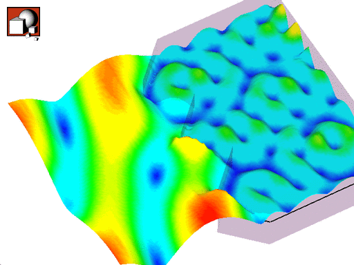 図11：60THzの電界振幅の位相アニメーション