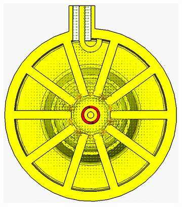 図8：共振モードの電界