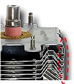 図11：ヨークとヒートシンクの接合部