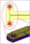 結合差動マイクロストリップ伝送線路における高速伝送信号の電気特性