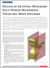 超広帯域高出力進行波アンテナ